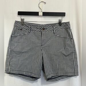 Lee - Black and White Checkered Women's Shorts